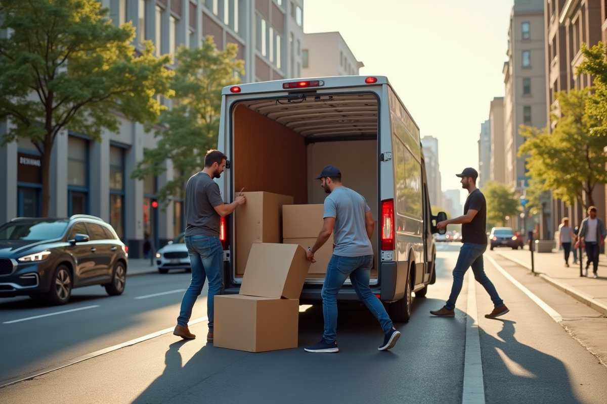 camion déménagement