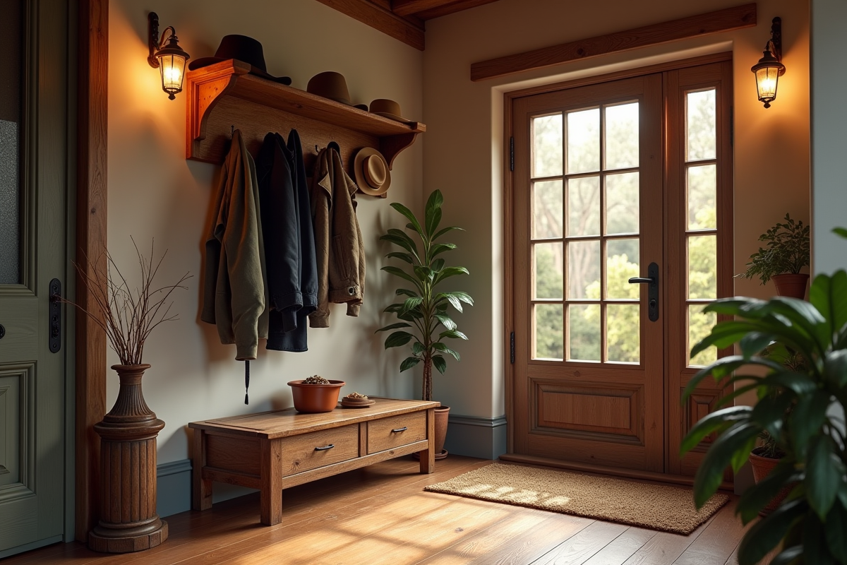 porte-manteau bois