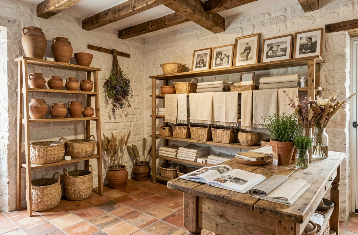 Boutique de décoration Kat Deko à Plaisance-du-Touch avec objets artisanaux, céramiques et textiles choisis